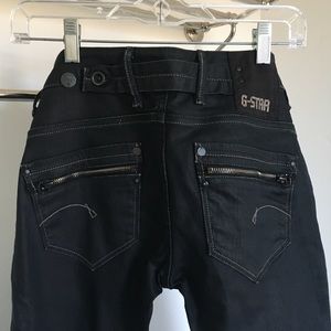 G-Star Raw Dark Waxed Denim Jeans